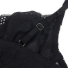 Subblime - 955618 Body En Dentelle Avec Fermeture En Bas Noir S/M